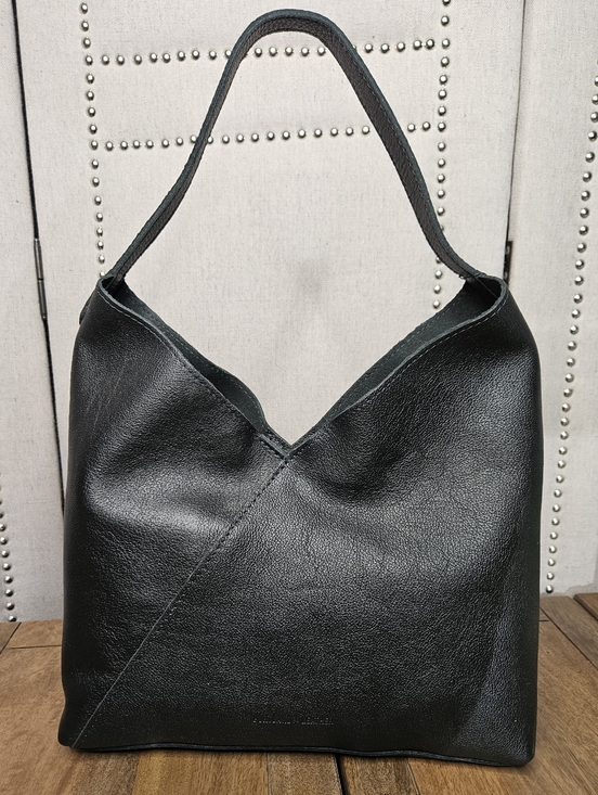 Portland Leather Handbags - Portland Leather Goods Oversize Naomi Pebbled Black